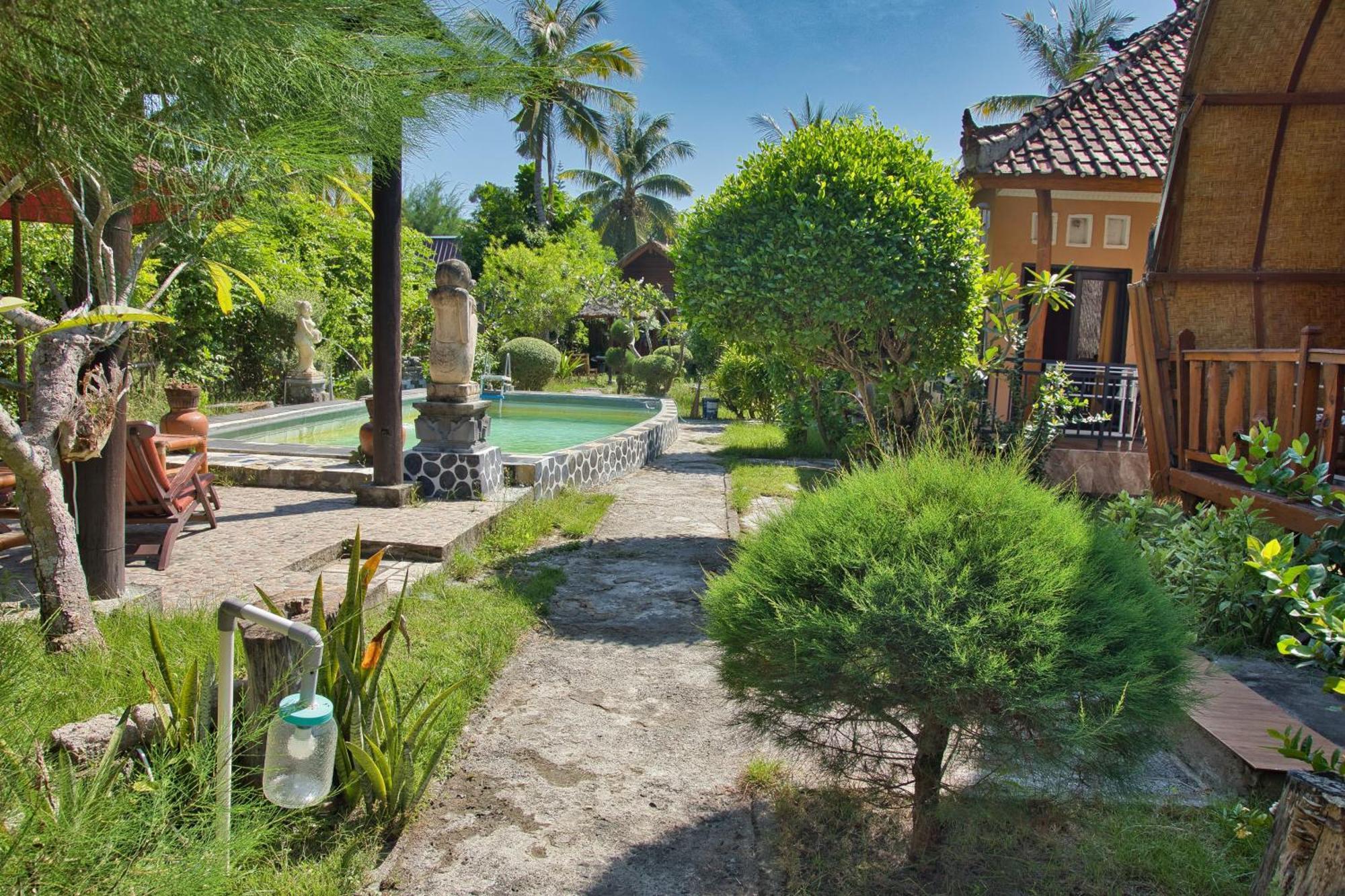 Bunga Bungalows Гили-Мено Экстерьер фото
