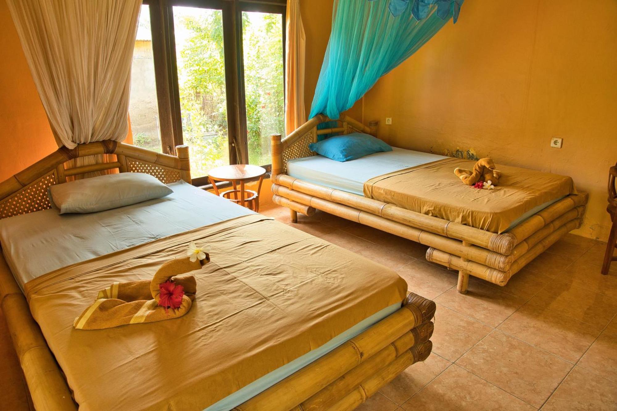 Bunga Bungalows Гили-Мено Экстерьер фото