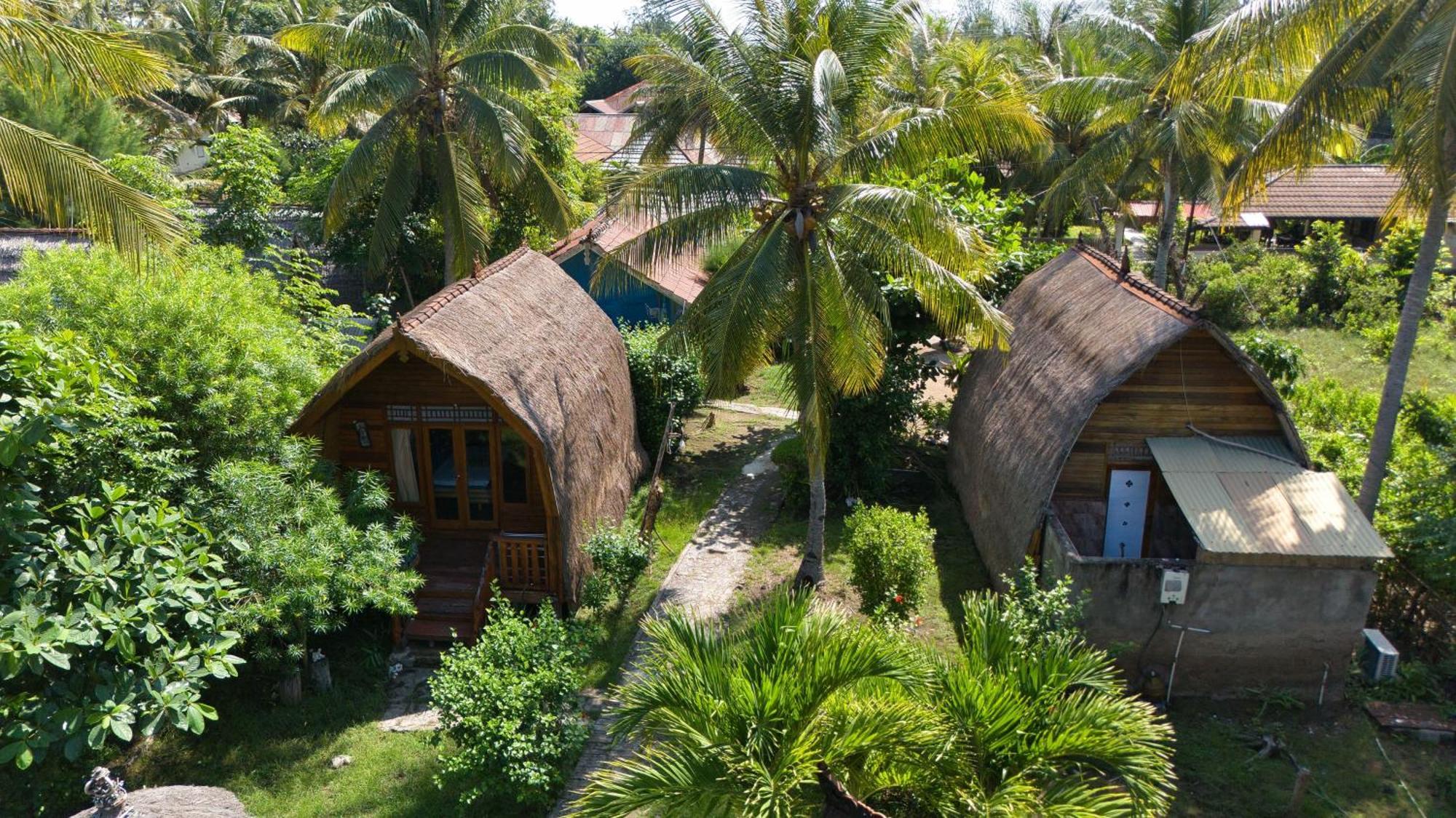 Bunga Bungalows Гили-Мено Экстерьер фото